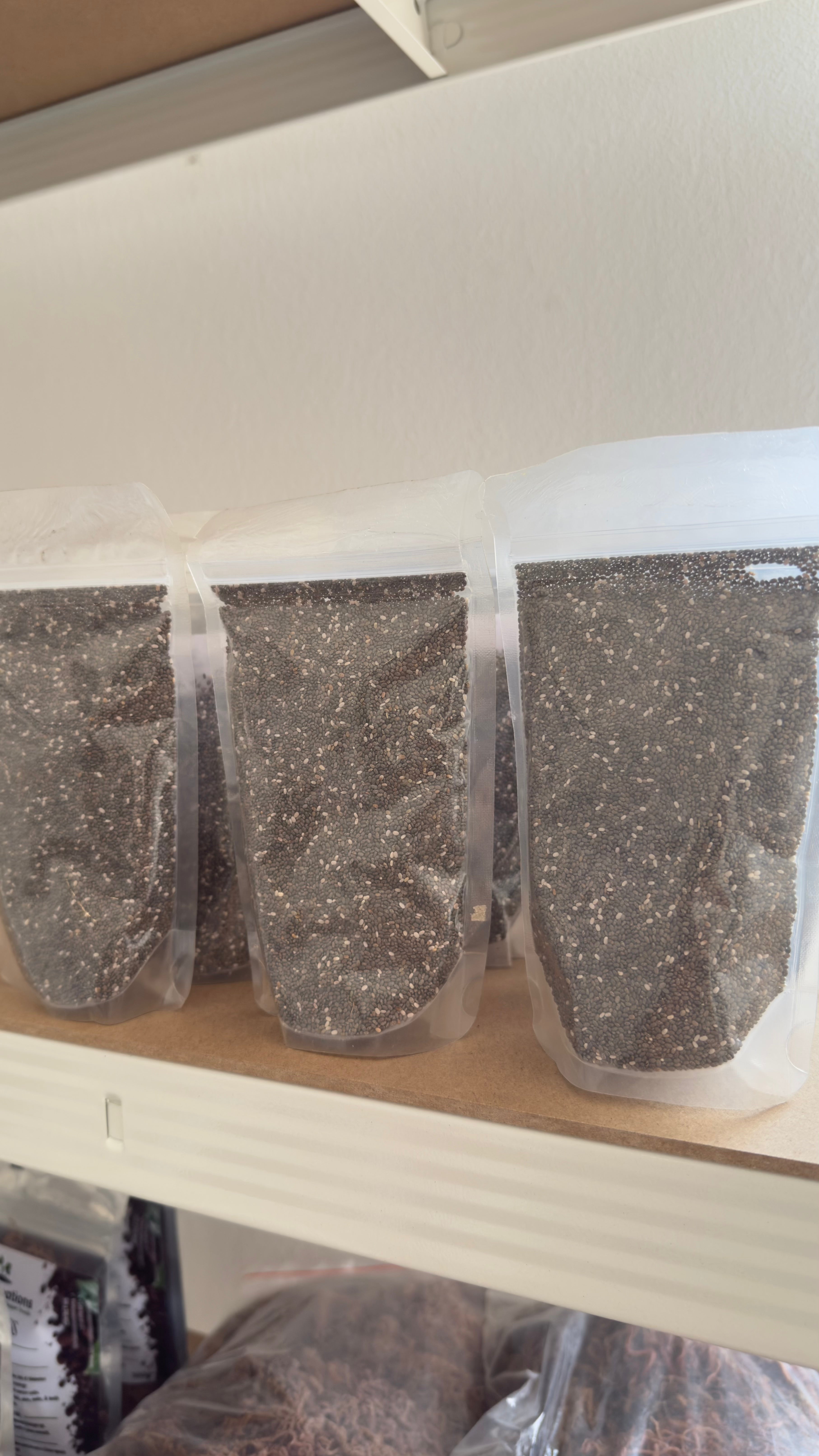 10x Chia Seeds Packs 100ml